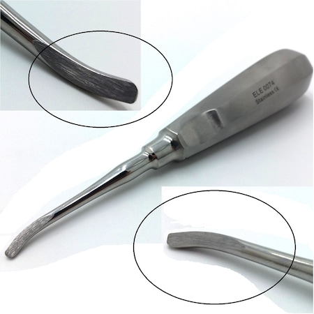 A2Z Scilab RIGHT CURVED MILLER ELEVATORS ELE0074 FLAT ROUNDED BLADE A2Z-ZR805